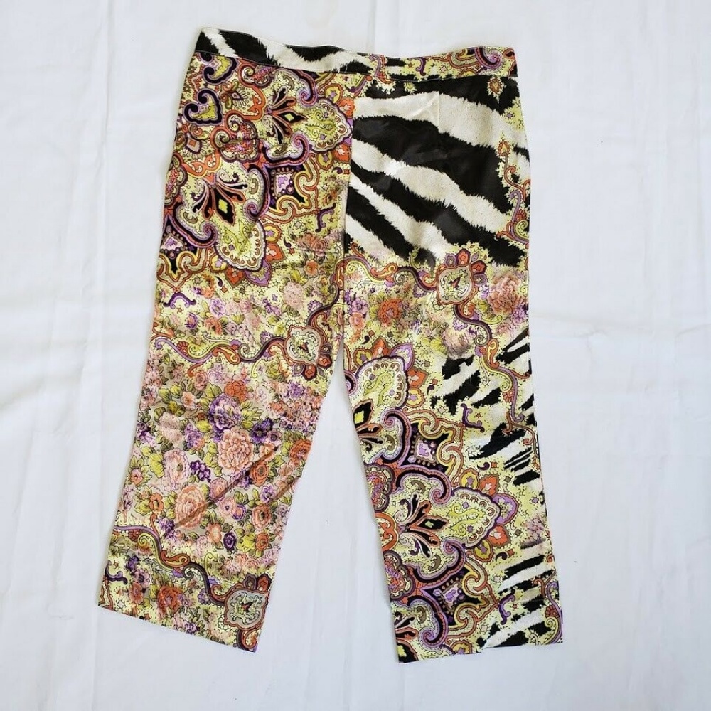 Roberto Cavalli Multicolor Patterned Pants - image 2